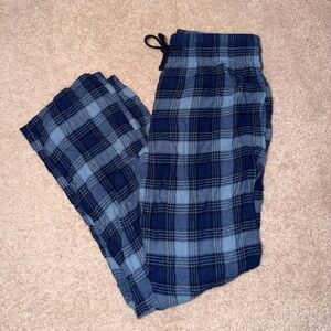 American Eagle Blue Flannel Pajama Pants